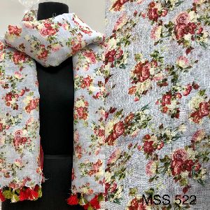 Floral Print Dupatta