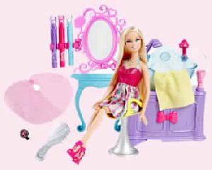Barbie Hairtastic Colour and Wash Salon