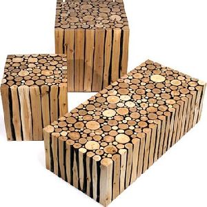 Log wood furniture