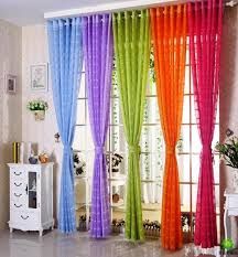 Multi Colored Panel Curtains