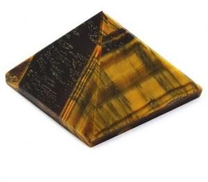 Tiger Eye Pyramid