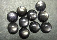 GEMSTONE IOLITE MOON ROUND CABOCHON LOT