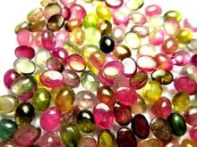 GEMSTONE MULTI TOURMALINE OVAL CABOCHON