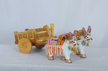 PD Craft Wooden Bullock cart