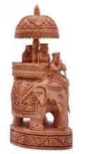 Wooden Handicraft Carving Elephant