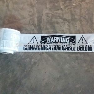 SS wire detectable underground warning tape