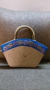 Embroidered Golden Purse