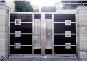 Modern Stainless Steel Gate