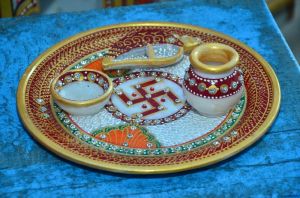 Marble Pooja Thali