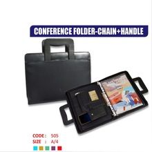 Conference Folder with Chain and Handle