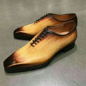 Leather stylish casual shoes for men