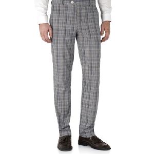 Mens Checked Trouser