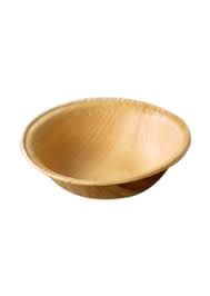 areca leaf round bowls