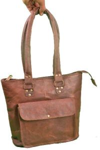 Woman Rustic Town Genuine Leather Laptop Bag Leather Messenger bag gift him her