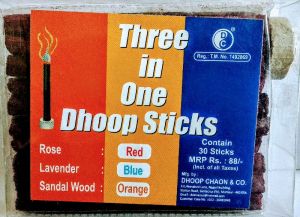 Three in One Dhoop Stick