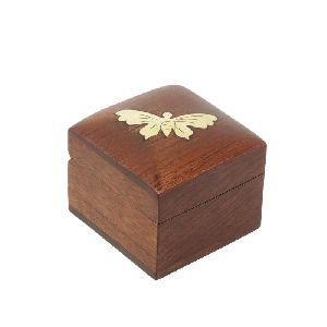 Wooden Box For Jewelry Butterfly