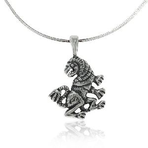 Zodiac charms leo pendant necklace