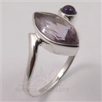 Natural AMETHYST Gemstone 925 Solid Sterling Silver Beautiful Ring Choose Size