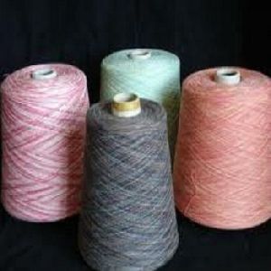 32s organic melange cotton yarn