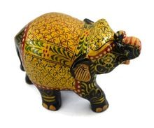 Wood Miniature Style Baby Elephant