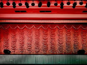 Auditorium Vertical Up-Lift Stage Curtain