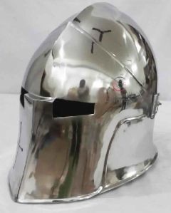 Visored Barbuta Helmet