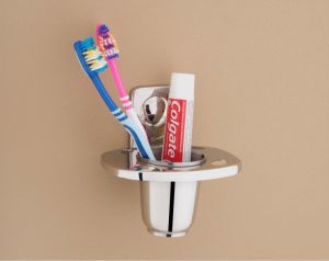 stainless steel toothbrush holder