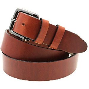Leather Plain Belt