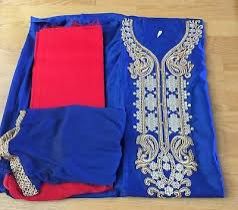 Satin Casual Semi Stitched Ladies Suit