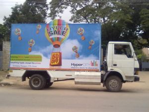 Mobile Van Display Advertising