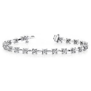 100% Real Diamond WeddingTennis Bracelet