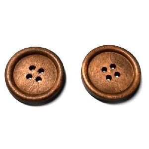 Solid Wooden Button