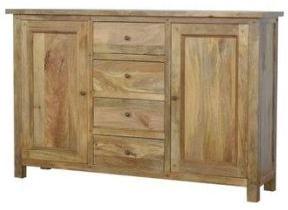 Teak Reclaimed Mango Sleeper Wood Sideboard Storage