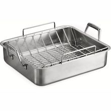 Stainless Steel Baking Tray With Grill