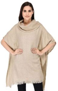 Camel Herringbone acrowool cape