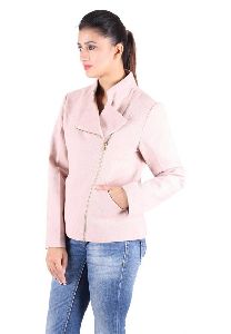 Pale Pink Lurex Wool Jacket