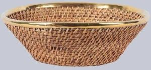 Handwoven Round Basket