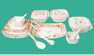 White Designer Tableware Dinner Set