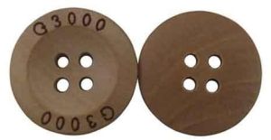 Logo Engraved Wooden Buttons