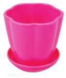 Pink Plastic Pot