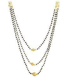Three Layer Gold Plated Mangalsutra