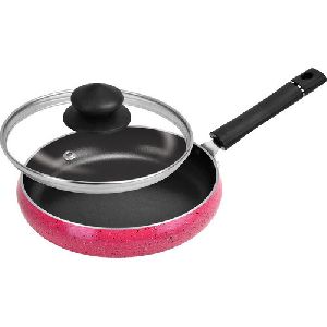 Omega Non Stick Fry Pan with Glass Lid