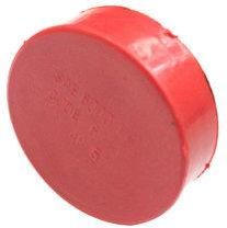 Red Split Flange Plastic Cap