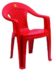 Red Marvel Gold Plastic Outdoor Chair