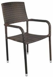 Black Brown Outdoor Chair