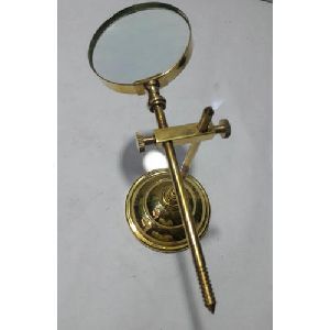 Golden Magnifying Glass With Stand