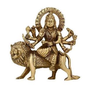 Copper Durga Statue