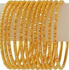 Gold Bangles set