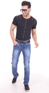 Mens Indigo Blue Jeans