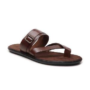 Casual Wear Brown Mens Leather Sandal